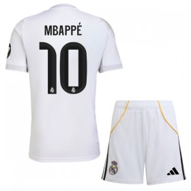 Real Madrid Mbappé 10 Børn Hjemme 2025-26 - Fodboldtrøjer (S/S)